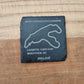 Racetrack  leisteen onderzetter